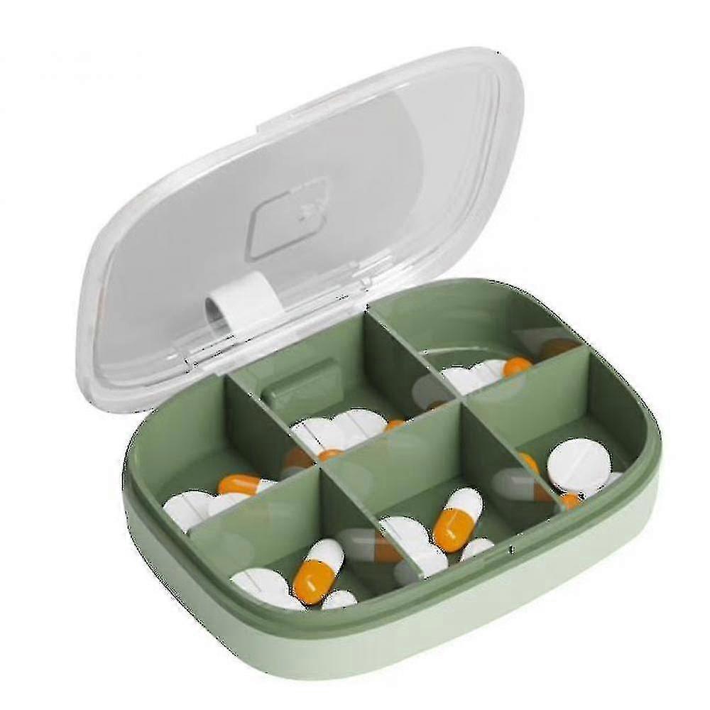 Hmwy-pill Box Portable Small Mini Storage Box(green)