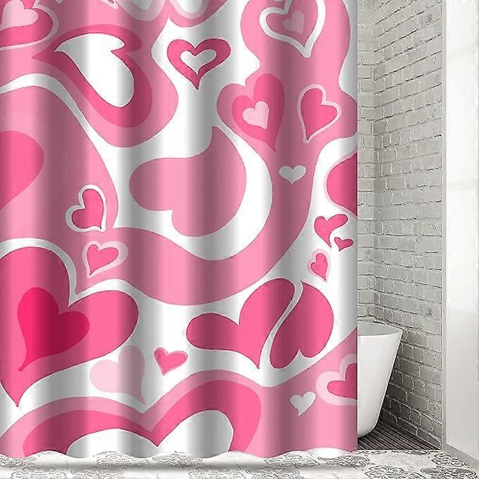 Cute Shower Curtains for Bathroom Waterproof Quick Drying Durable Polyester Bathroom Decoration