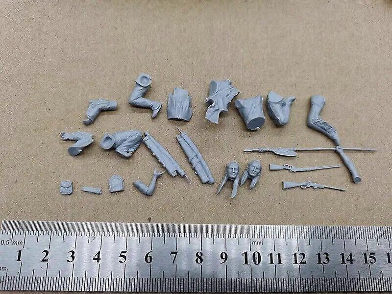 chelle 1/35 rsine Figure Guerres indiennes Bricolage Miniatures Assembler des Maquettes Kits Non Assembl Non Peint Statuettes Jouets