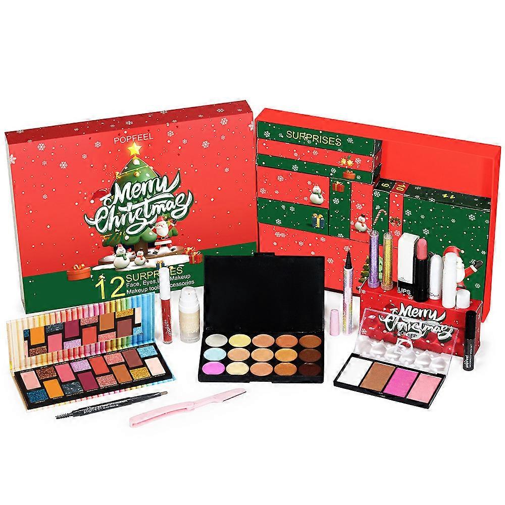 Christmas Makeup Advent Calendar 2024, 12 Days Xmas Countdown Calendars