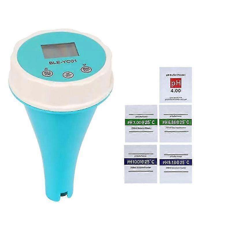 Bluetooth-Verbindung APP 6-in-1-Wasserqualitätsdetektor PH/ORP/EC/TDS/Temperatur Schwimmbad Resid