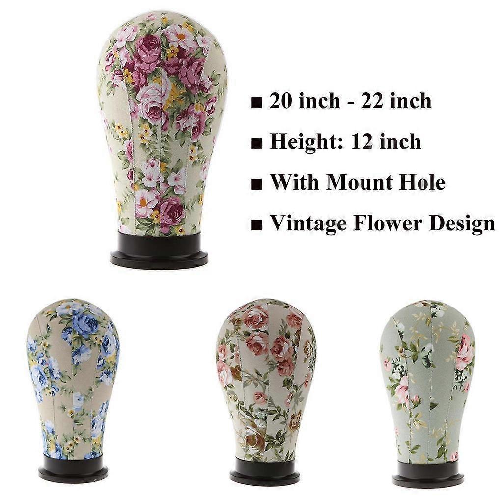 20 Pièces Mannequin Modèle Cork Head Canvas Block Perruque Fabrication Affichage 21 » 22 »