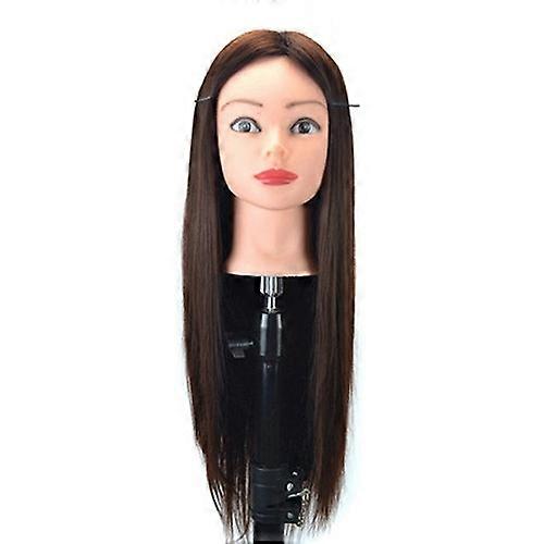 Practice Disc Hair Braided Mannequin Trimming Head Model