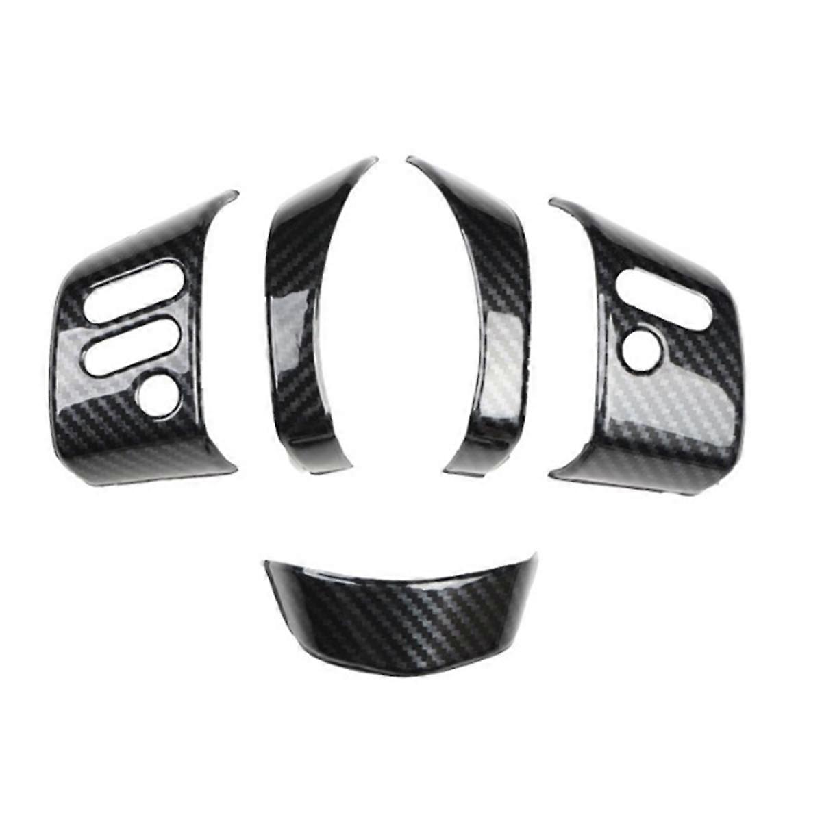 For Car Steering Wheel Trim Cover Decoration Protection 3D Steering Wheel Stickers Auto Styling Par