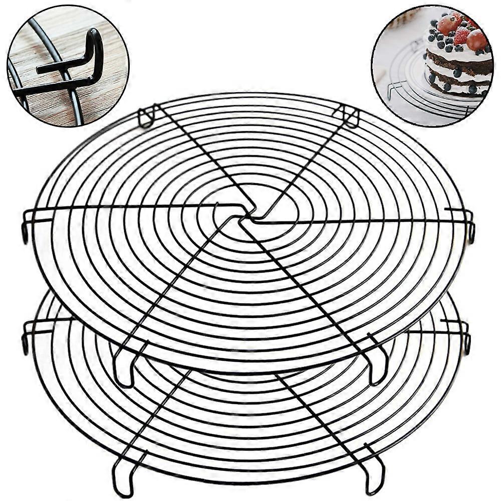 Round Cake Cooler Wire Baking Steamer, Diameter 12 Inches,Cake Cold Rack