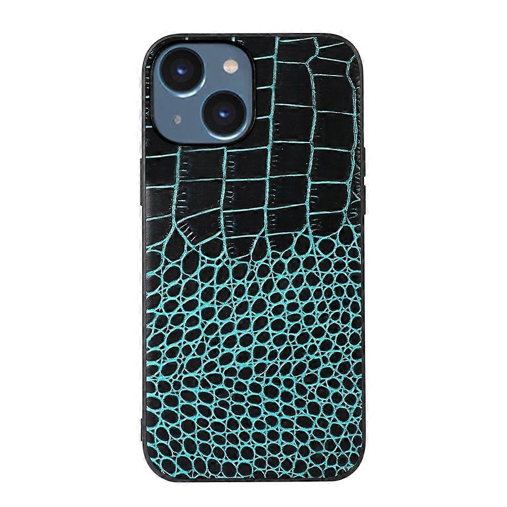 Crocodile Top Layer Cowhide Leather Case For iPhone 14
