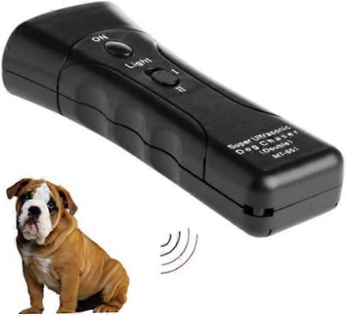 Ultrasonic Bark Bark Repeller Dog Training DeviceBattery-Free Dual LED Flashlight, Ultrasonic Dog Repeller, Portable Dog Trainer