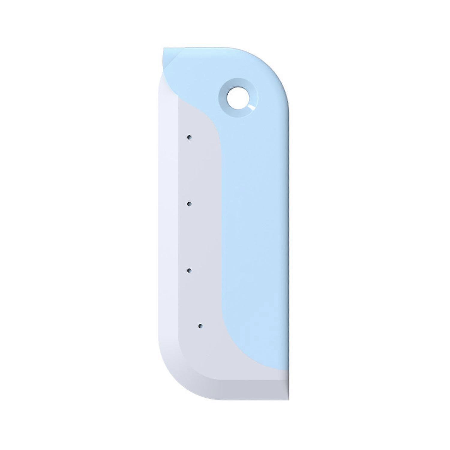 Professional Glass Wiper with Hole TPR Labor-saving Compact Window Scraper Household Supplies-Blue