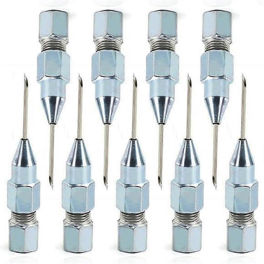Silver Grease Gun Needle Tip Of The Mouth Removable Needle Nose Head Nozzle Zekai