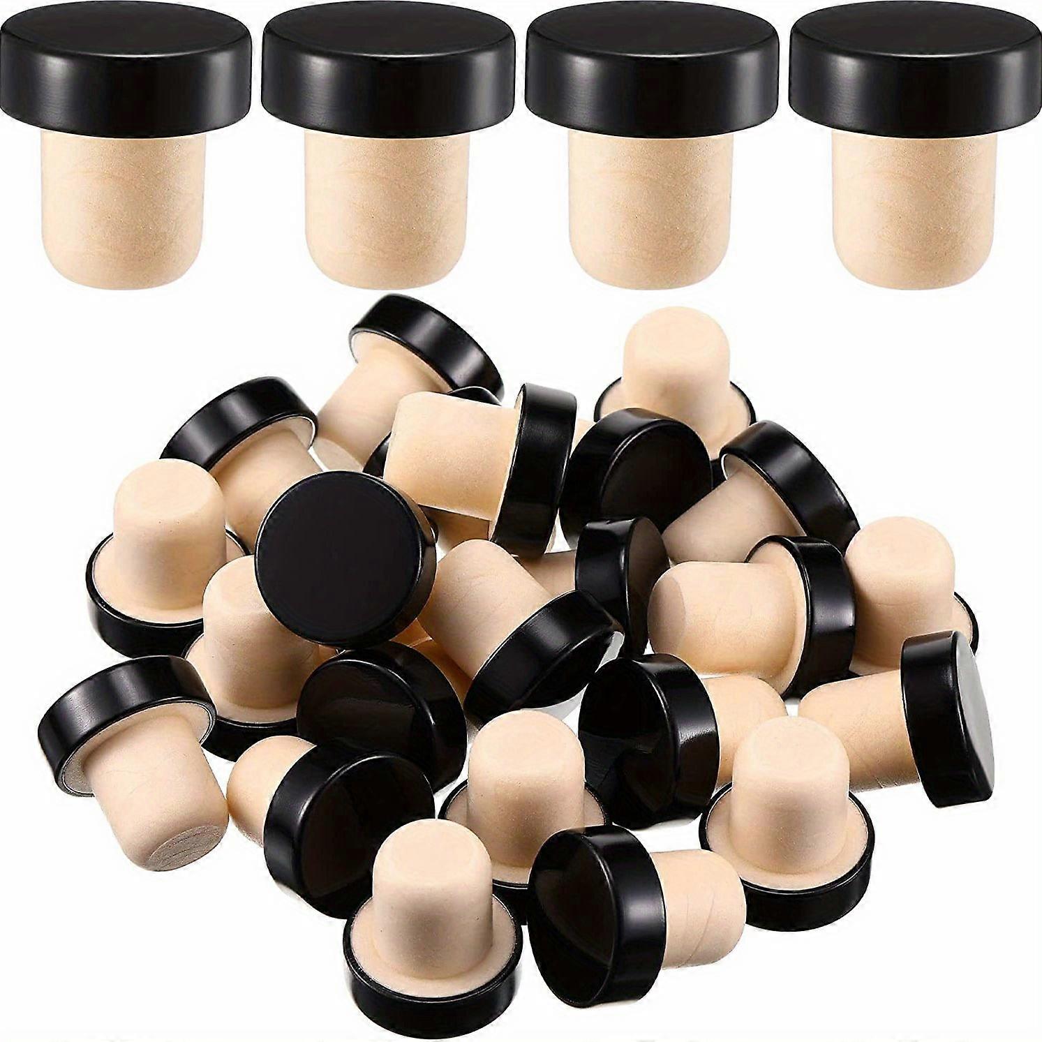 8PCS T-Shape Premium Wine Cork Stoppers - Durable, Air-Tight Sealing Plugs for Wine & Beer Bottles - Reusable, Versatile Bottle Caps, Perfect for Pres