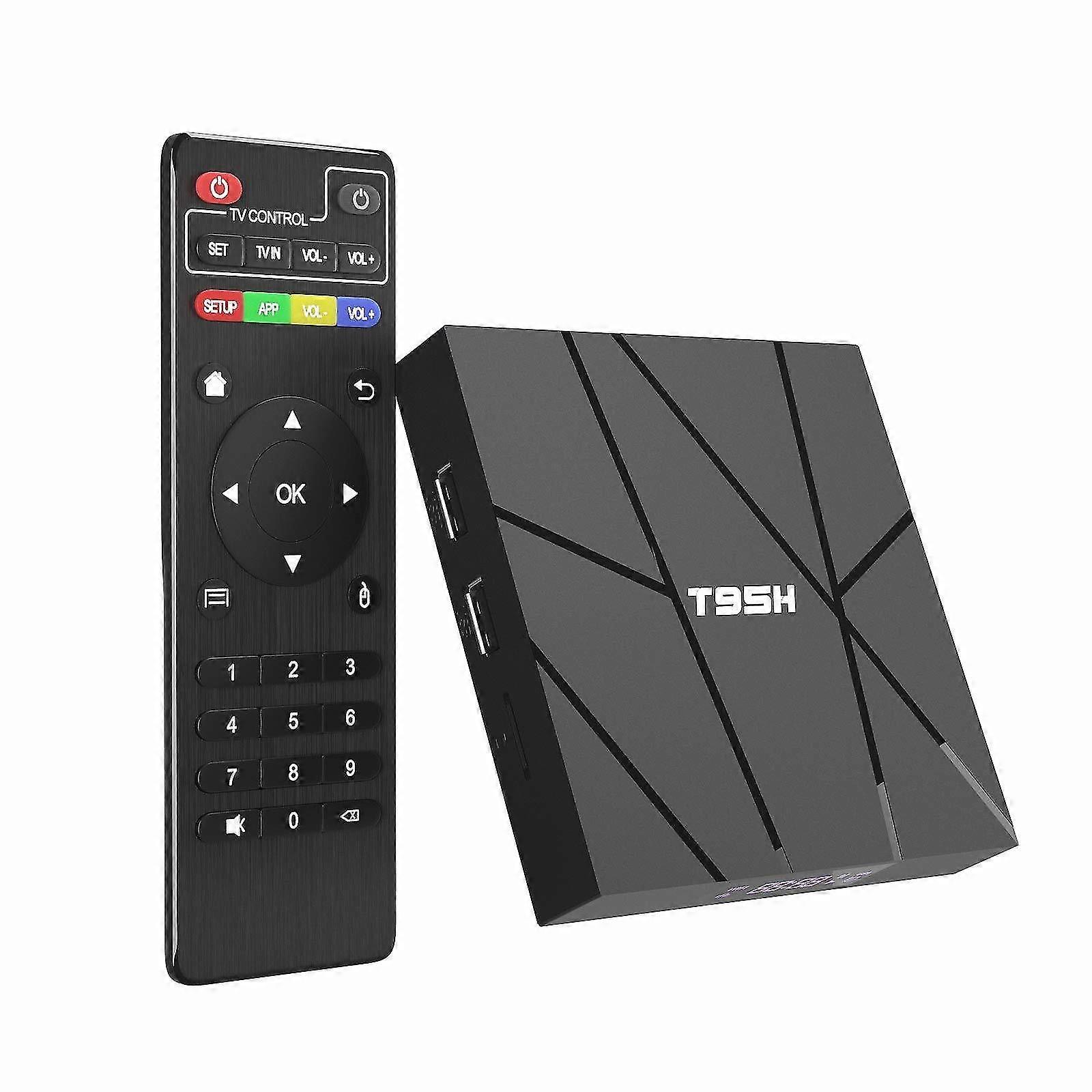 Android Tv Box 1GB RAM 8GB ROM,H616 Quad-core,Support 2.4G WiFi-black