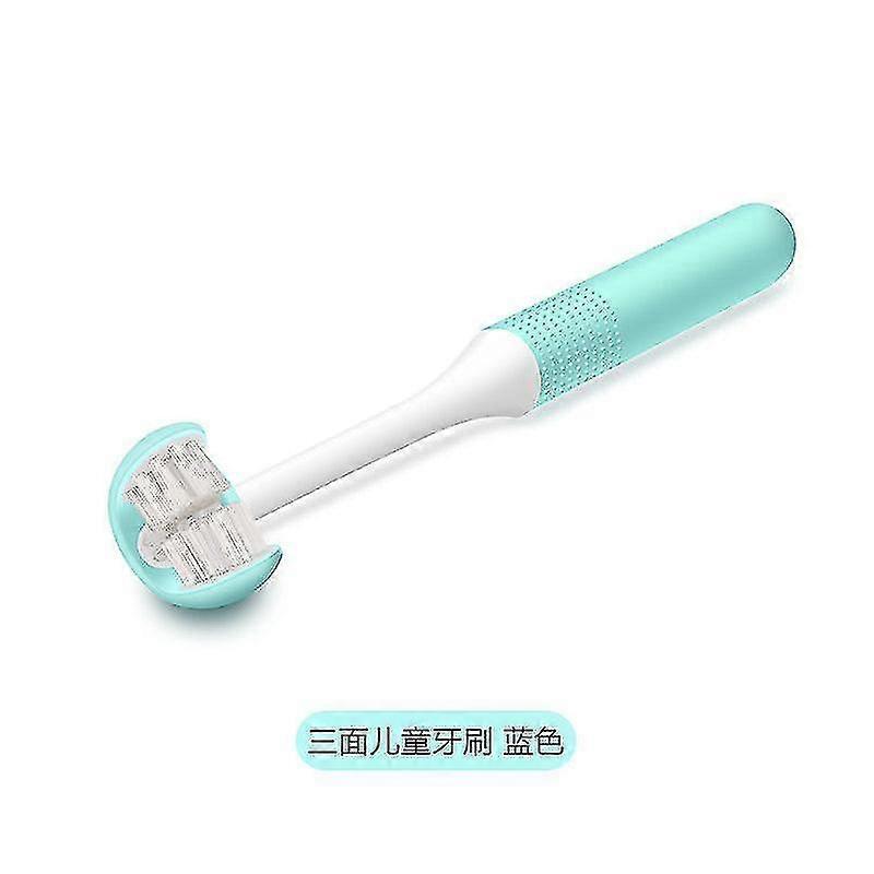 Autism Toothbrush For Special Needs Soft Wrap-around Training Tooth Brush Saving Time For Kids 3d Toothbrushes 3 Sided