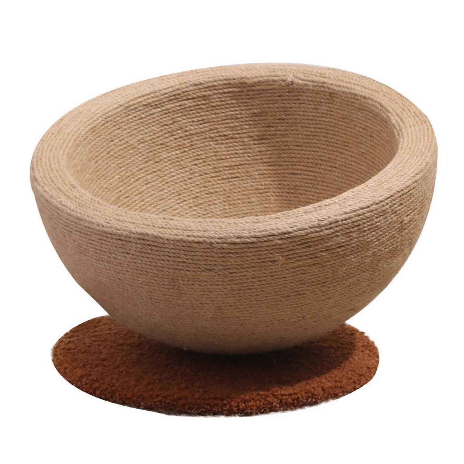 Cat Scratching Bowl Modern Sturdy Cat Scratching Pad for Kitten Cat Sleeping