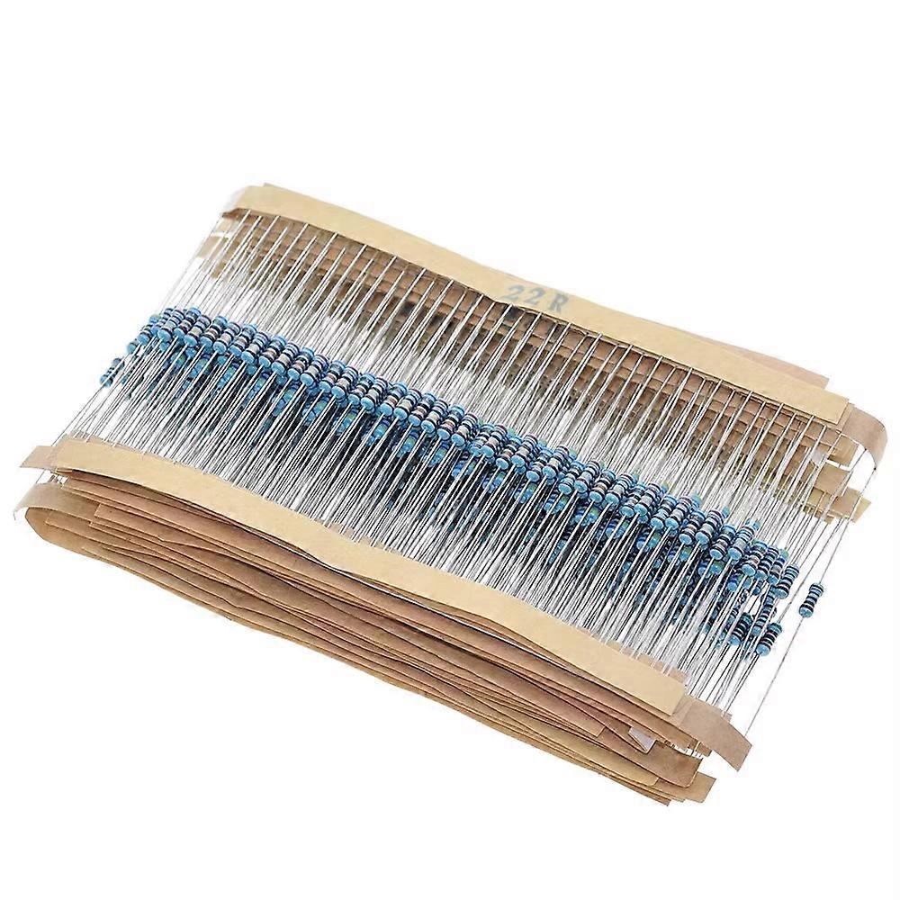 600pcs Metal Film Resistors Kit for DIY Projects and Experiments