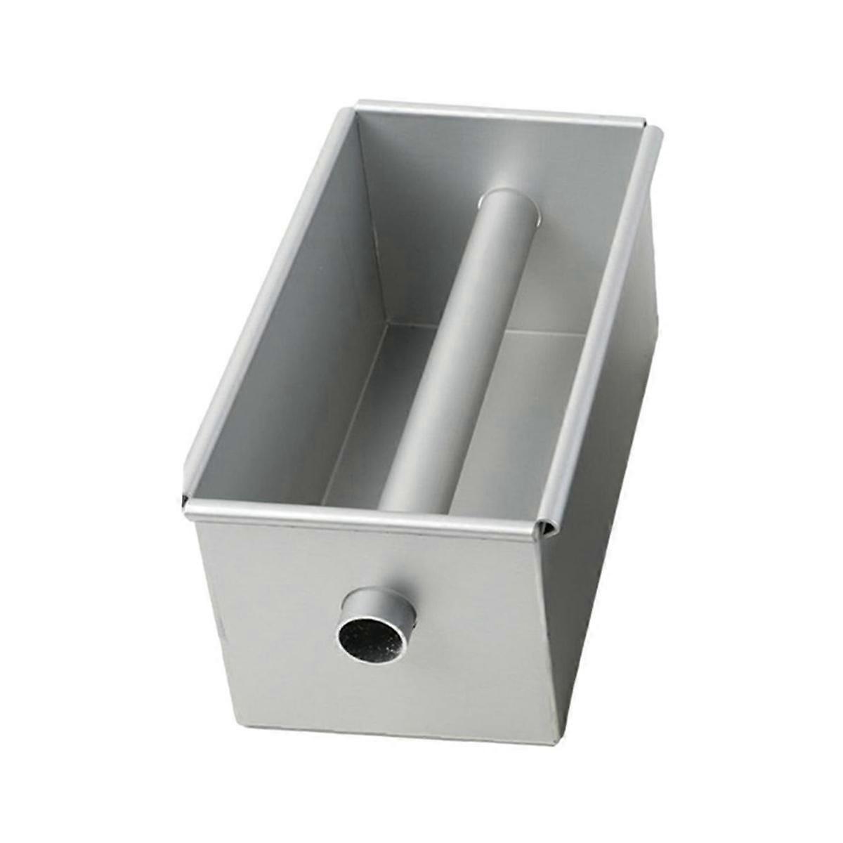 Long Cake Baking Pan Non-Stick Flowing Heart Cake Mold Aluminium Alloy Square Bread Loaf Pan with C