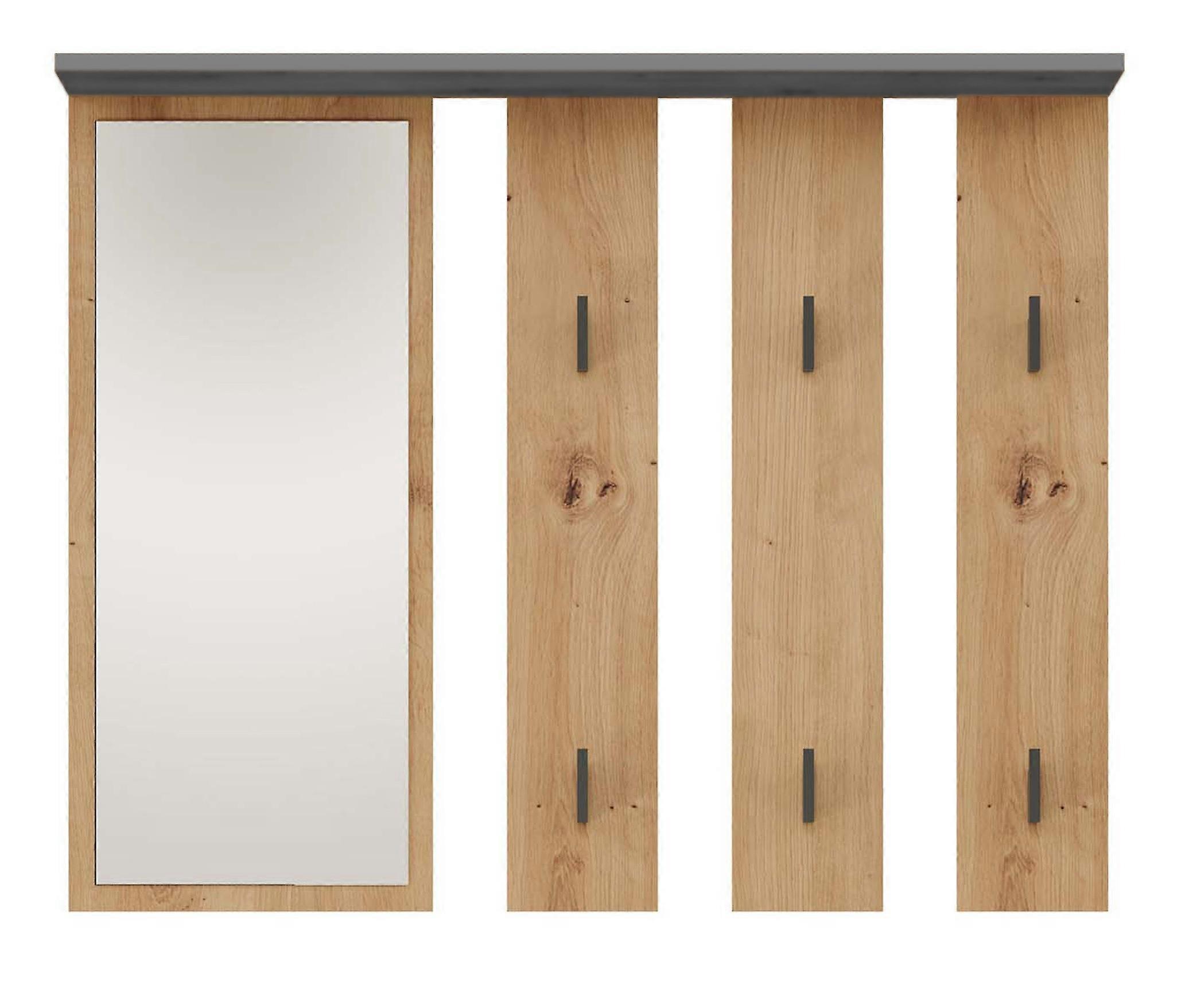 Kleiderbügel Parma anthrazit Eiche Artisan