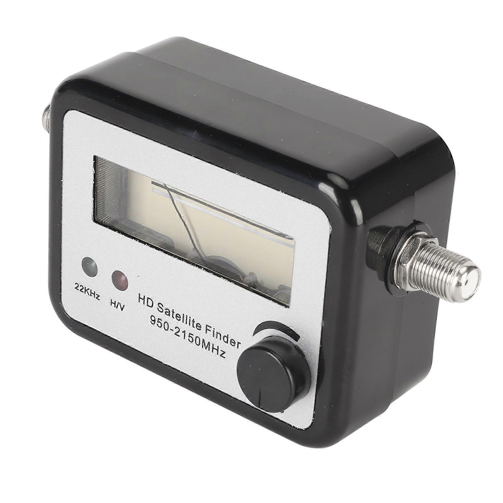 Digital Satellite Signal Meter 950 to 2150MHz HD LNB to REC Connector Portable Satellite Finder for Camping