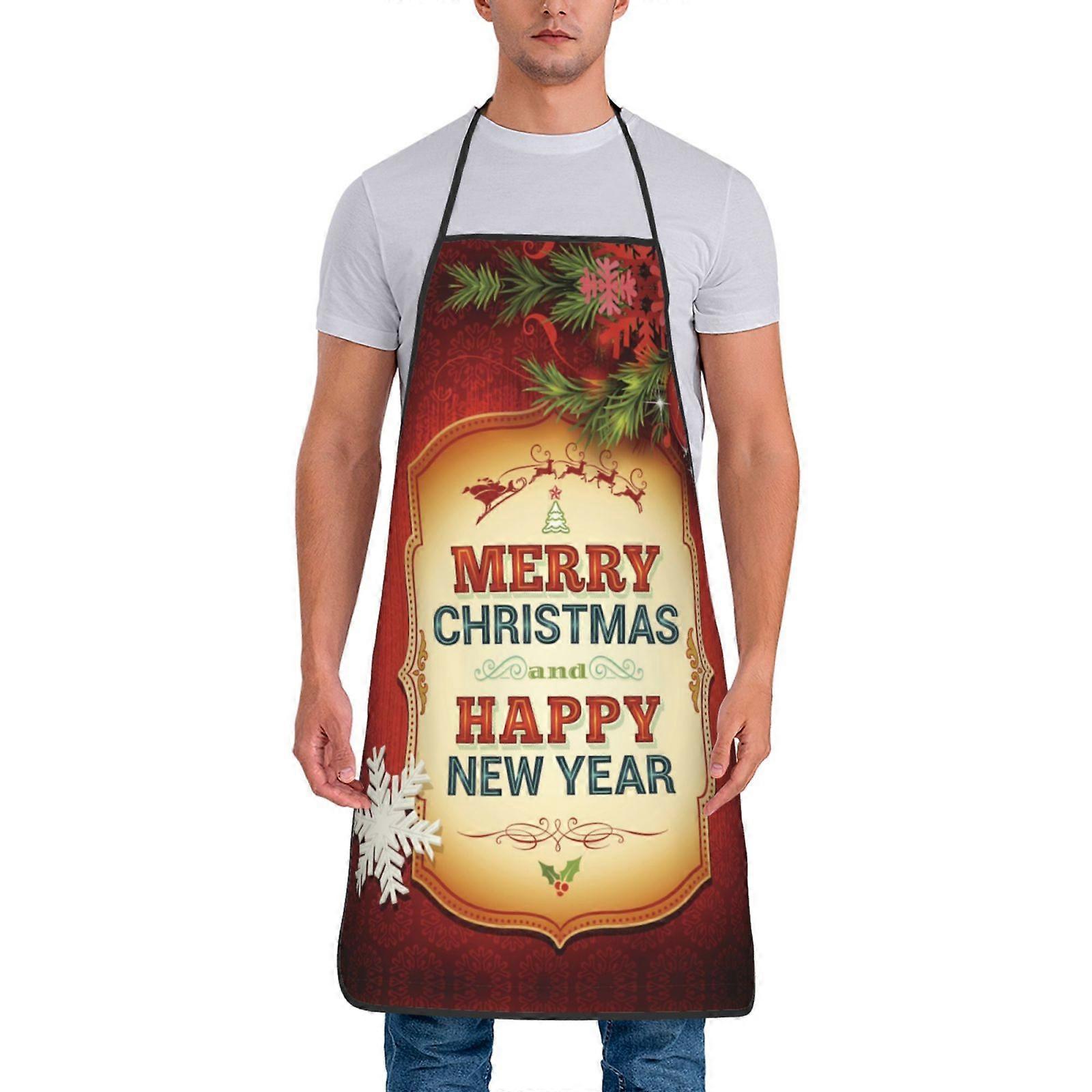 عيد ميلاد سعيد وسنة جديدة سعيدة 2024 ساحة للماء مطبخ منزلي طبخ خبز ساحة البستنة للنساء الرجال 5