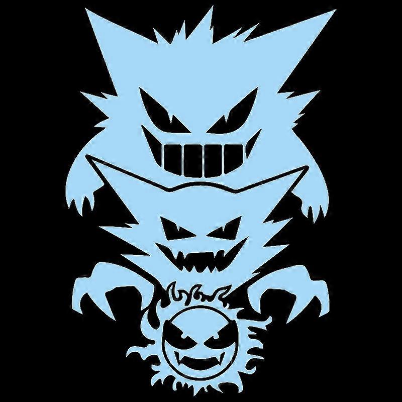 Japanese Anime Car Sticker Scary Smiling Face Notebook Stickers Accessories Window Bumper Decoration Waterproof Vinyl Decals