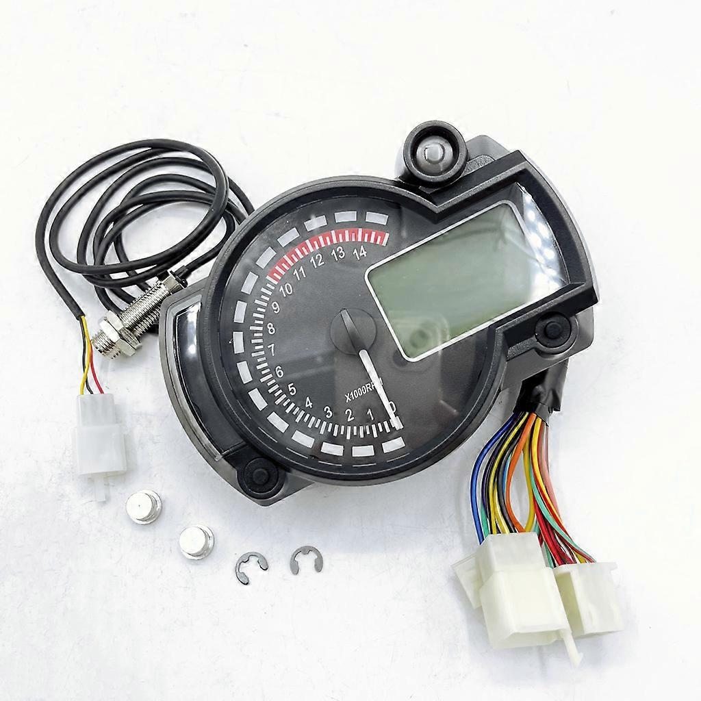 Motorcycle Speedometer LCD Digital Odometer For RX2N Moto Dashboard Meter
