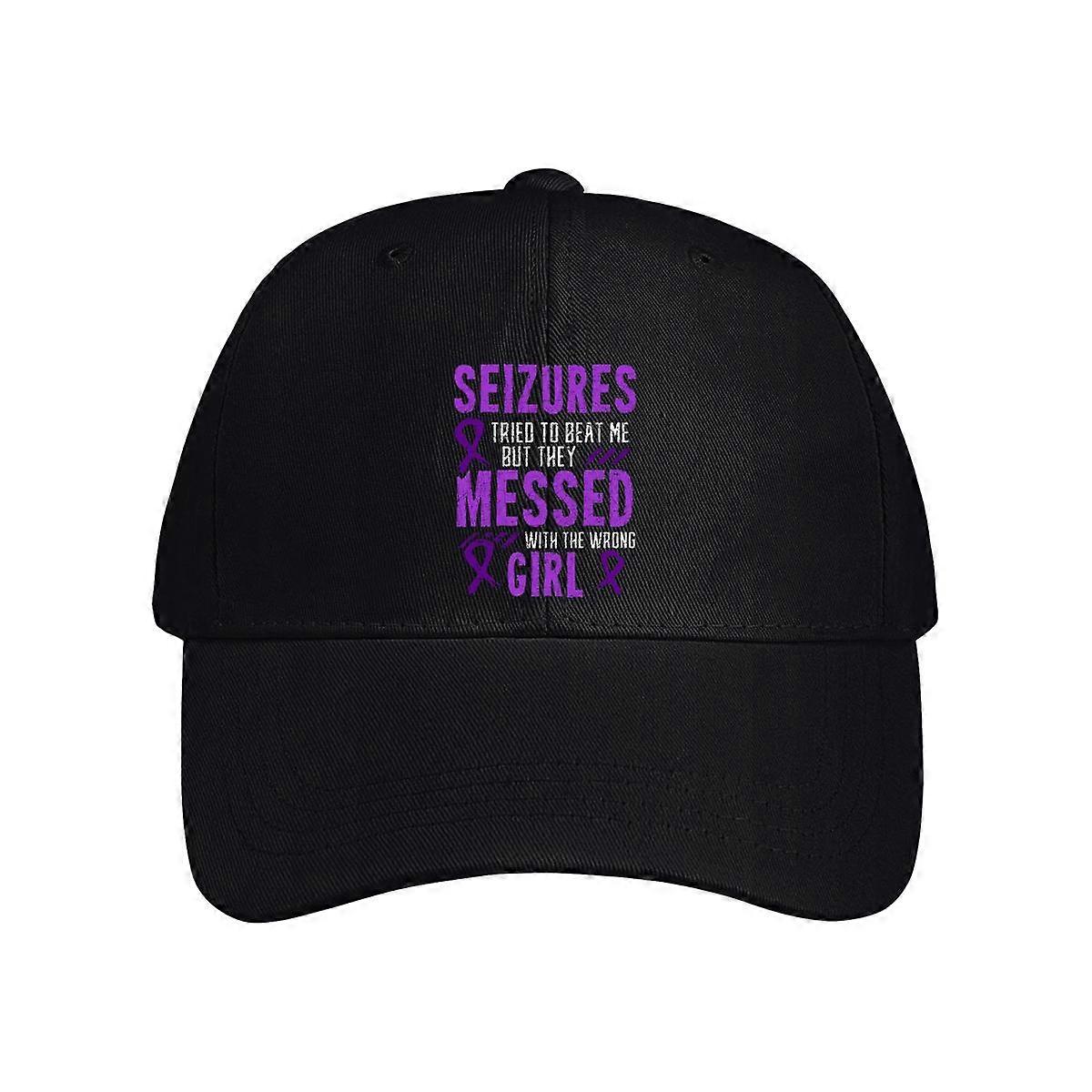 Seizures Tried To Beat But They Messed With The Wrong Girl Baseball Cap