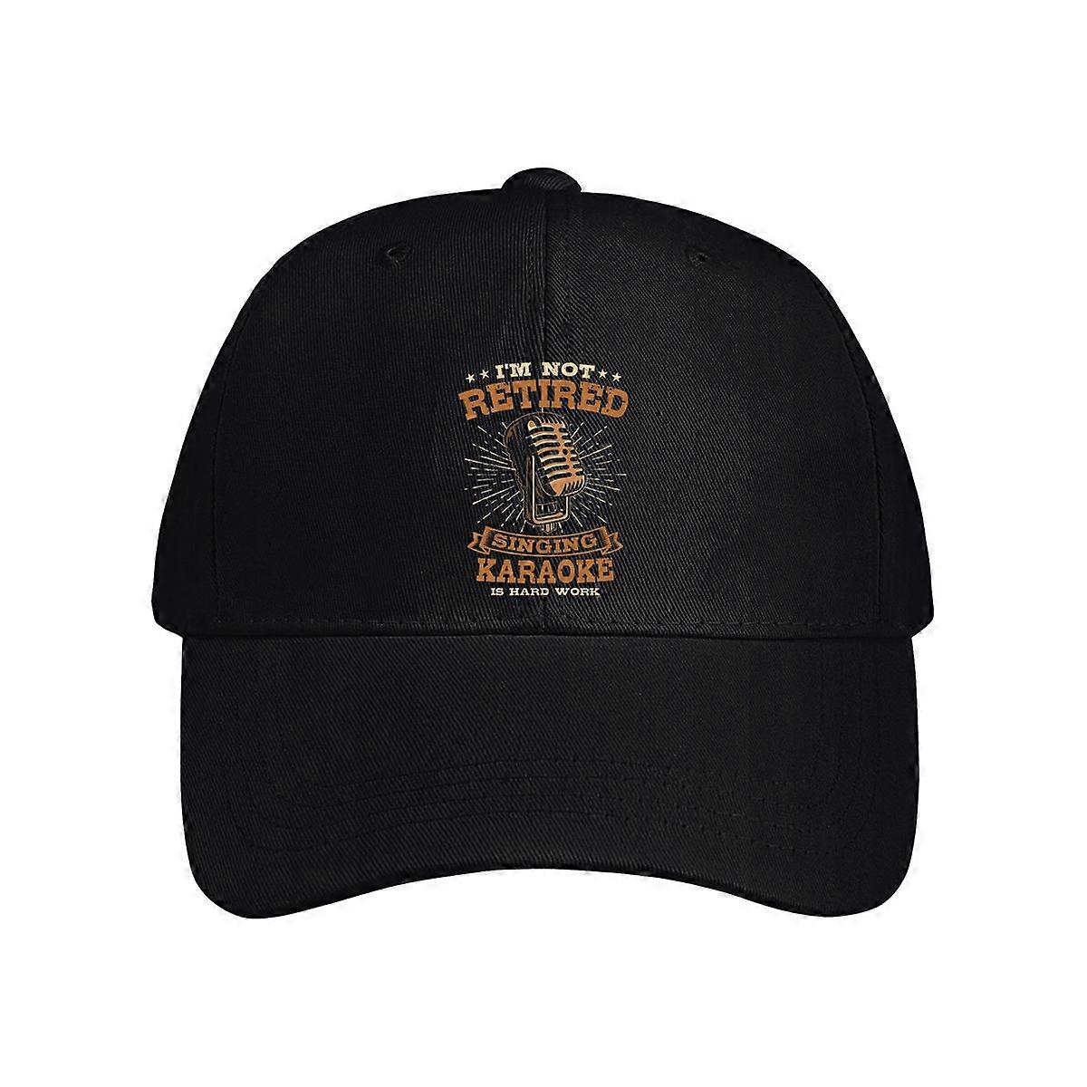 I'm Not Retired Singing Karaoke Baseball Cap