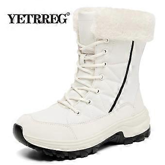 Stivali Invernali Donna GURGER - Impermeabili, Con Pelliccia Interna, Tacco 5 Cm, Nero - Foto 3