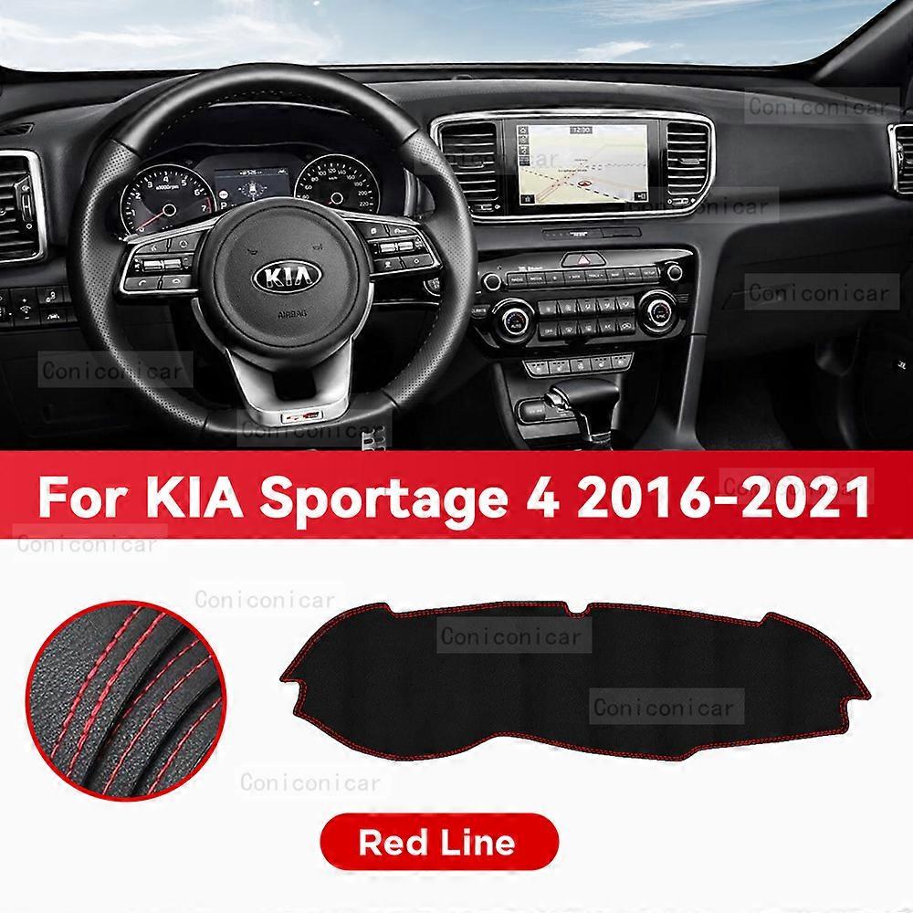 Dashboard Cover Mat Protective Pad For KIA SPORTAGE 4 2016-2021 Car Accessories Dash Board Sunshade Anti-UV Carpet Dashmat