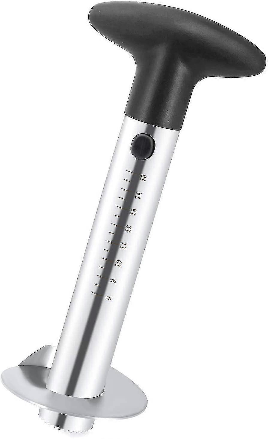 Ananaskutter for peeling, ananaskutter med målemarkeringer