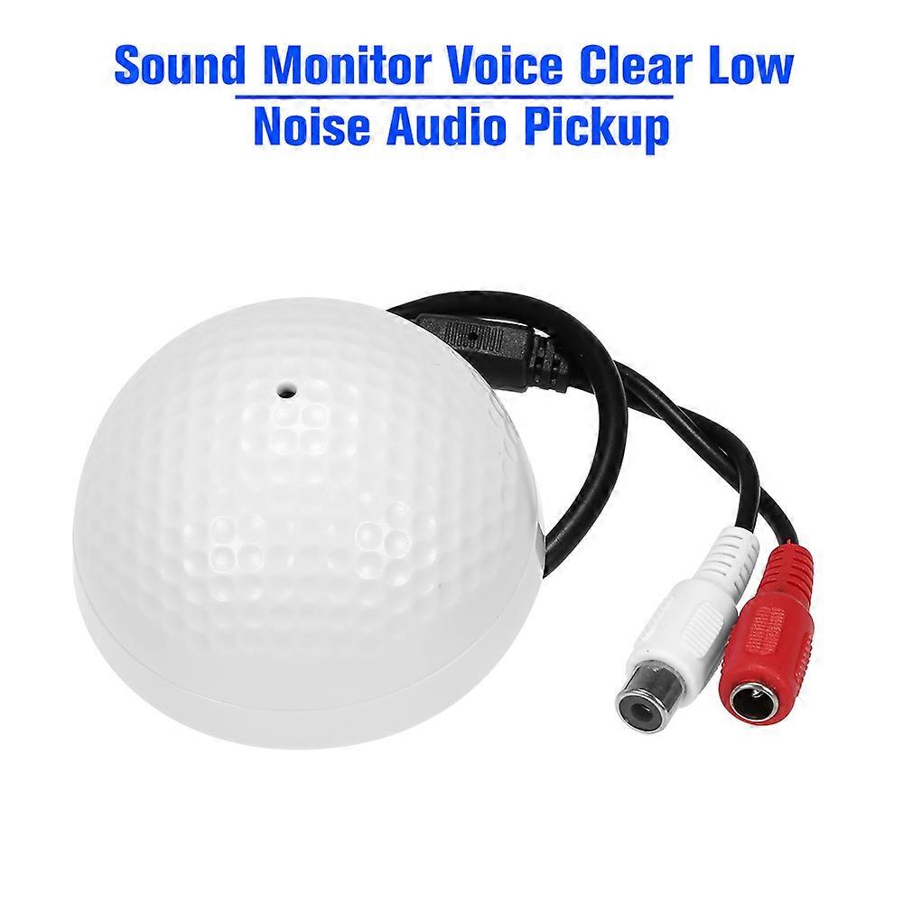 Sound Monitor Voice Clear Low Noise Audio Pickup Microphone for CCTV Video Surveillance Security Camera