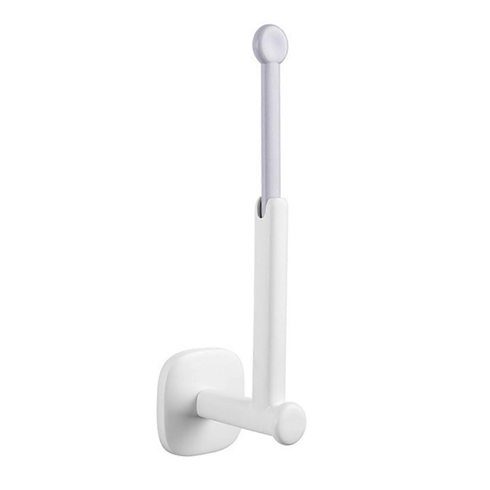 L-type Utility Hooks Telescopic Arm Punch-free Pot Lid Roll Paper Holder