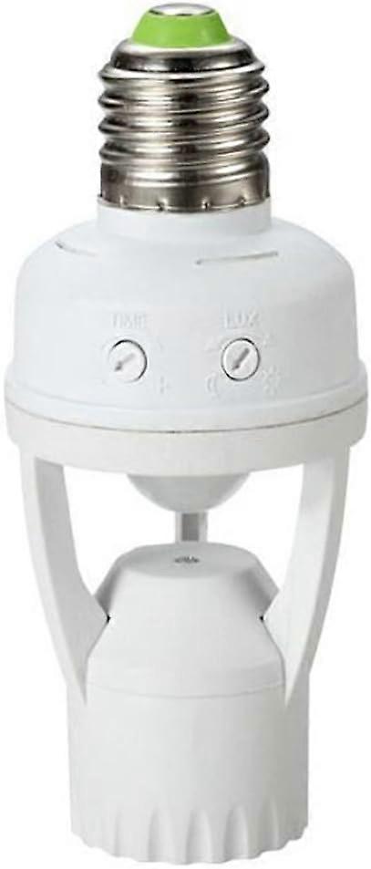 Lamphållare med rörelsesensor säkerhetsdetektering E27 60W rörelsesensor