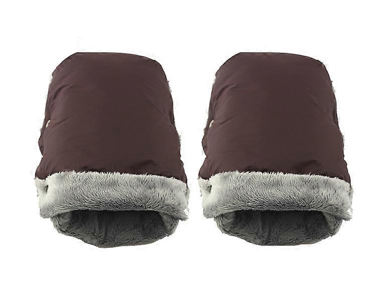 2pcs Winter Warm Stroller Gloves Waterproof Gloves Pram Accessory Stroller Mitten Winter Warm Gloves pram hand muff Mitten baby