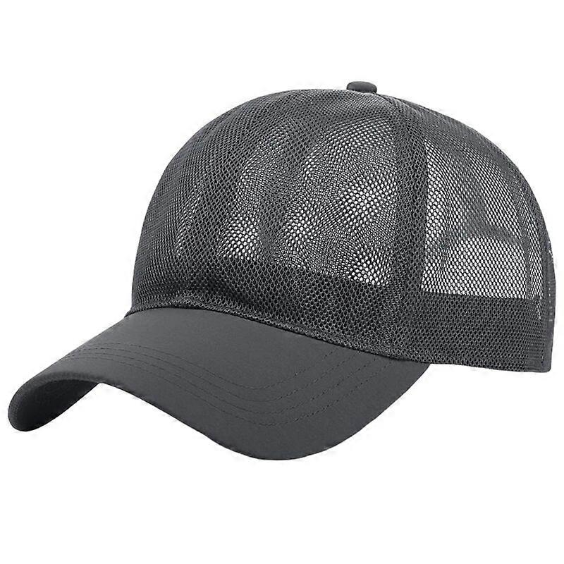 Sturdy Brim Convenient Firm Quality Adjustable Comfortable Full Mesh UV Protection Sports Cap