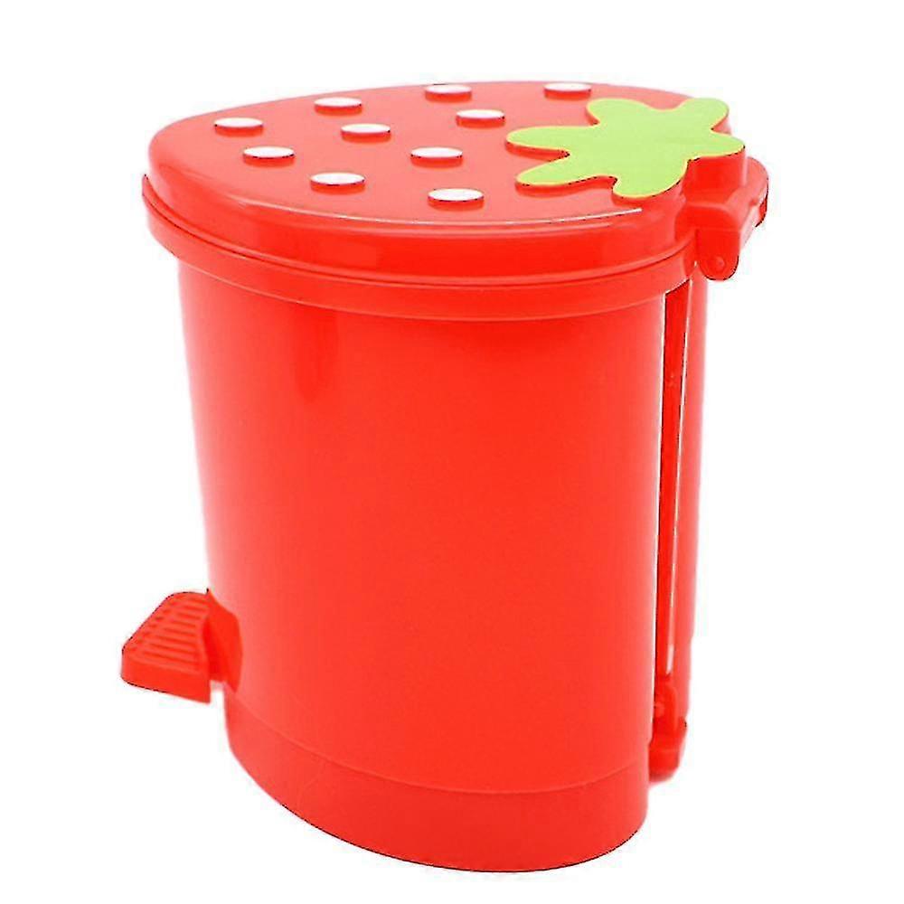 Cute Desktop Trash Can Mini With Swing Lid Mini Countertop Trash Cans Tw