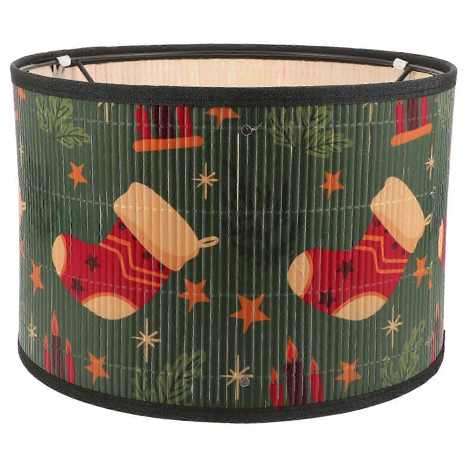 Xmas Lamp Shade Desktop Lampshade Desk Lamp Shade Decor Removable Lampshade