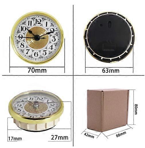 Replacement Clock Insert Miniature Clock Face Clock Kit Mini Clock Insert Home Supply