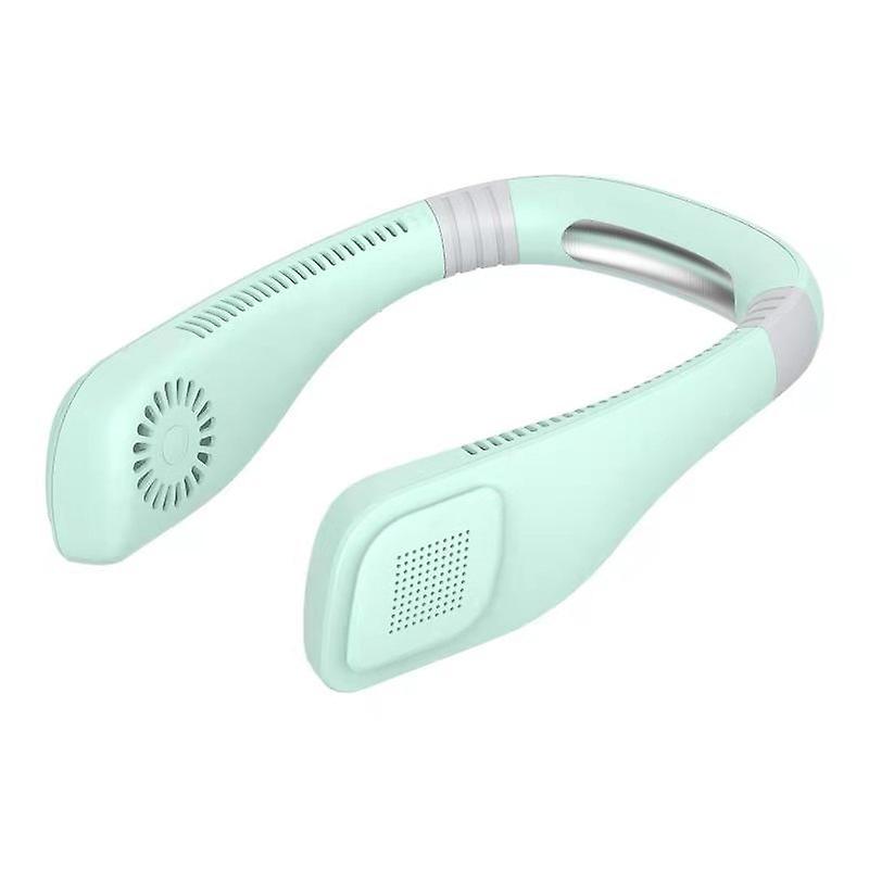 Leafless Mini Usb Neckband Fan (green)