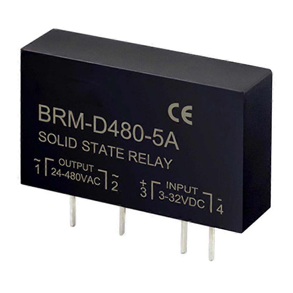 BRM-D480 Electric PCB Circuit Board 5A with Pins DC-AC Solid State Relay SSR JIKAIX