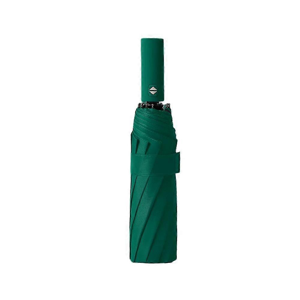 Sun Umbrella, Portable Travel Umbrellas With Lightweight Auto Open Function For Outdoor Use In Summer, Stay Protected On The Go(dark Green)