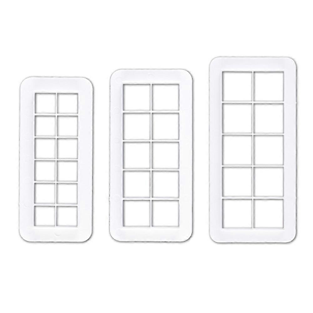 3pcsボヘミアンスタイルのケーキステンシル装飾テンプレート粉砂糖ふるい金型フォンダン印刷金型ウェディングケーキエッジデコレーションテンプレート