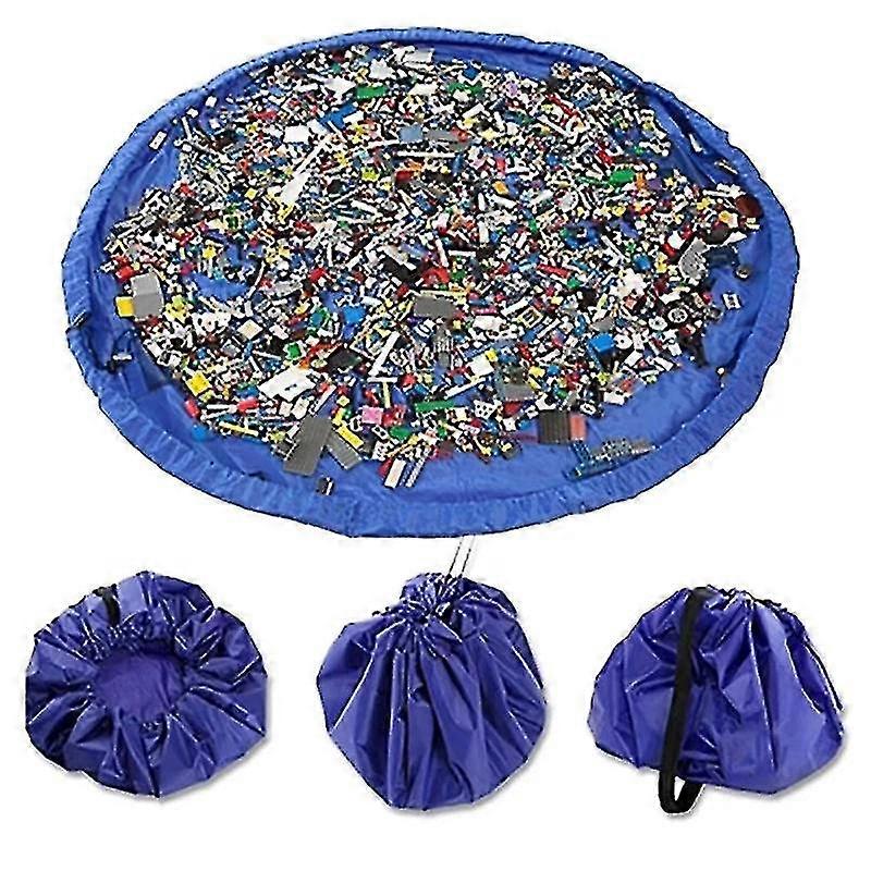 Children Toy Cushion Toy Storage Bag Large Clean Organizer Play Pad Durable Building Block Toy Storage Bag Outdoor Mat