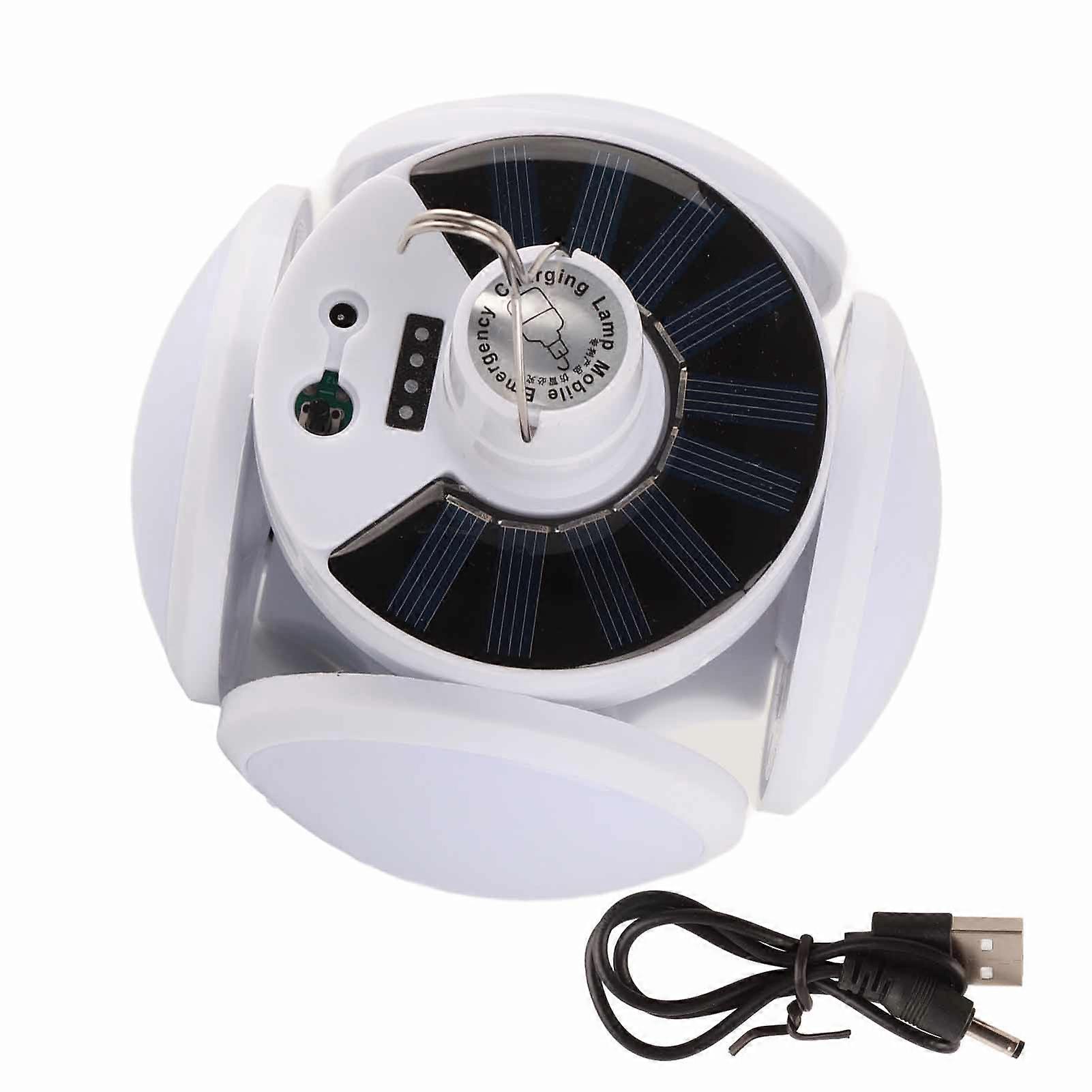 Ball Lamp Foldable Solar USB Charging LED High Brightness Light for Outdoor Camping