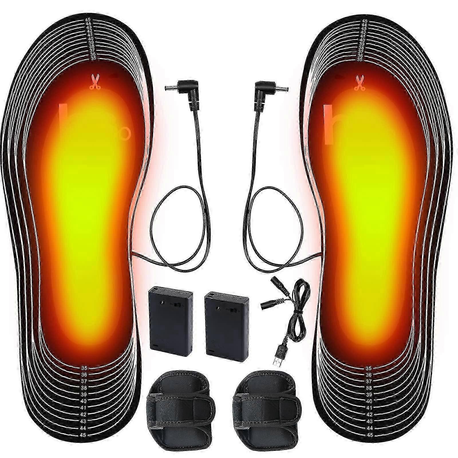 solette riscaldate con suole riscaldanti elettriche USB scaldapiedi invernali