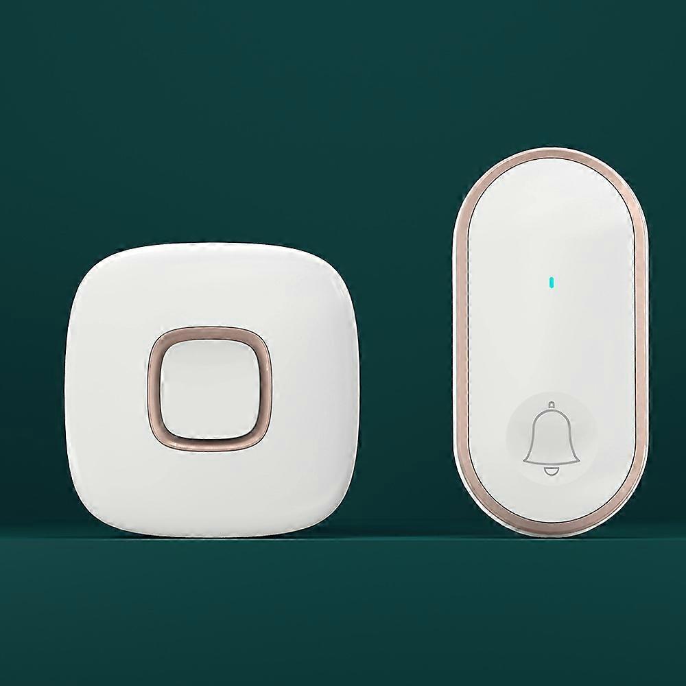 C623 Home Wireless Doorbell Ac Digital One-Drag Flash Button Self-Generating Doorbell Elderly Call