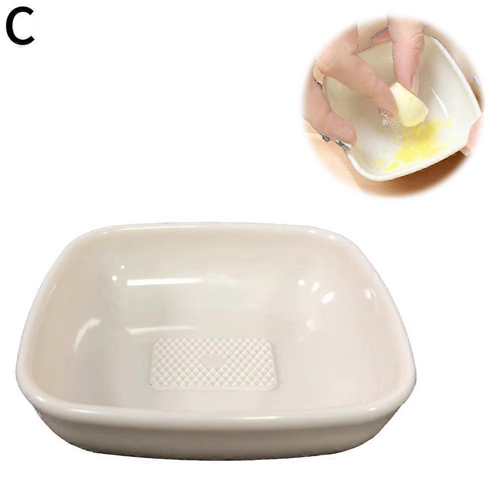 Advanced Ceramic Grater for Ginger, Garlic and Onion Efficient Shredding