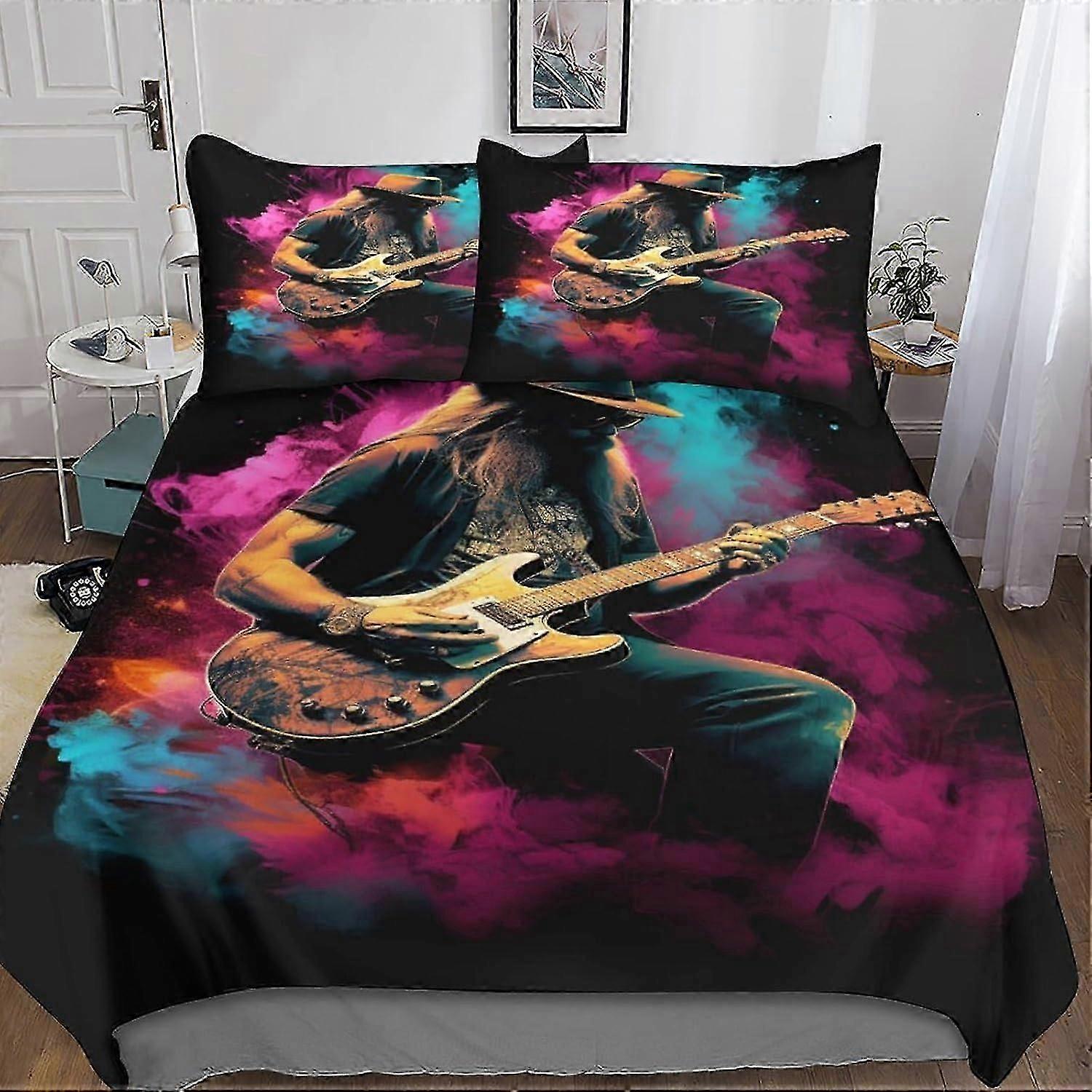 J4057 Lakan Tom och Jerry täcke överdrag set mjukt 3-delat sängkläder set mode tecknad tryck mönster påslakan set mikrofiber täcke överdrag för k