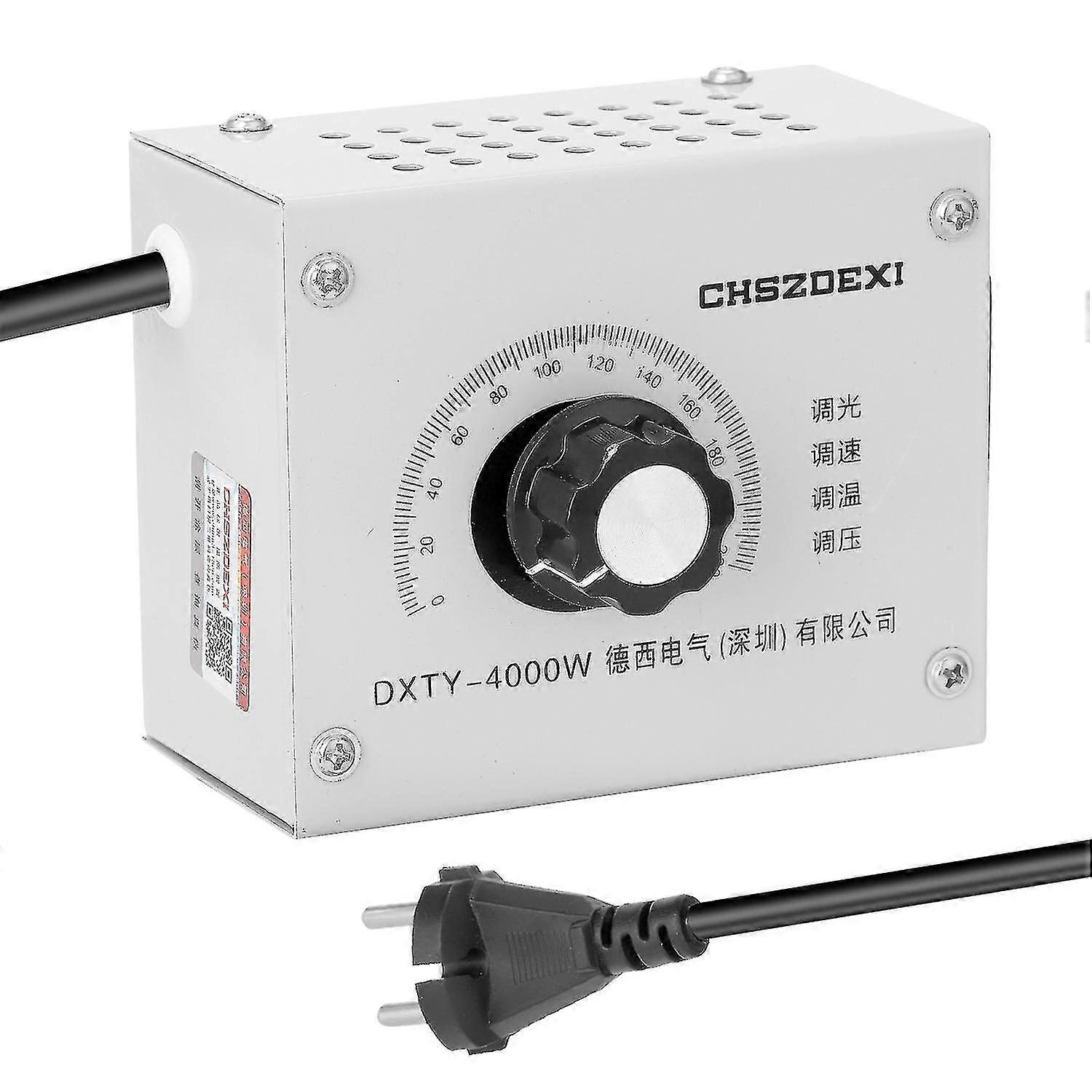 Compact Variable Voltage Regulator Portable Speed Temperature Light Voltage Adjuatable Dimmer