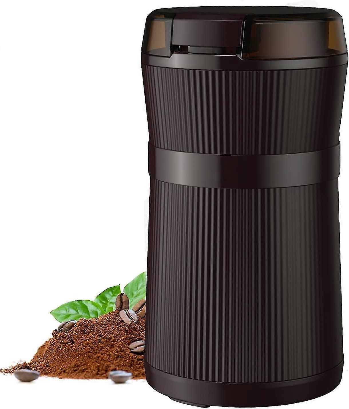 e Coffee Grinder Electric, 200w Coffee Bean Grinder W/ Stainless Steel l, 50g Spice Grinder For Coffee Beans, Spice, Dry Herbs, Cinnamon, Clear,9520