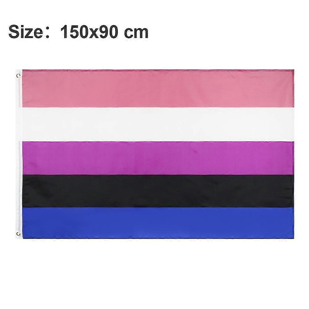 Fluid Flag - Vivid Color And Fade Proof - Canvas Header And Double Stitched - Polyester With Brass Grommets Flag